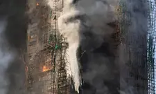 Honq-Konqda göydələnlərdə yanğın baş verib