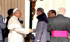 Ceyhun Bayramov Roma Papası ilə görüşüb