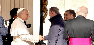 Ceyhun Bayramov Roma Papası ilə görüşüb