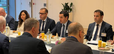 Hikmət Hacıyev NATO Baş Qərargahında blok rəhbərliyi ilə görüş keçirib