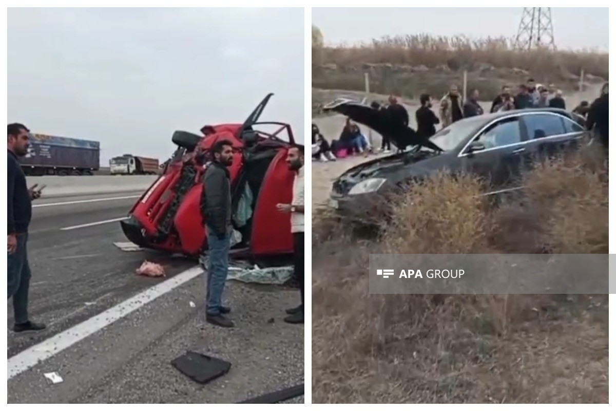 Salyanda yol qəzası olub, xəsarət alan var