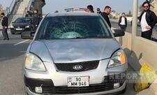 Bakı-Quba yolunda avtomobilin vurduğu piyada ölüb