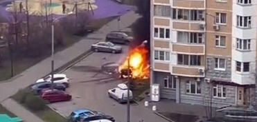 Moskvada gün ərzində ikinci avtomobil partlayıb