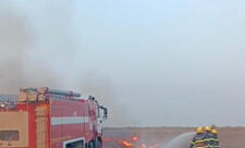 Cəlilabadda açıq ərazidə baş vermiş yanğın söndürülüb