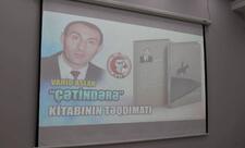 Vahid Aslanın yeni nəşr olunmuş kitabı oxuculara təqdim olunub