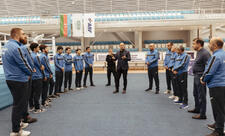 Dünya çempionatında iştirak edəcək Azərbaycanın boks millisi ilə görüş olub