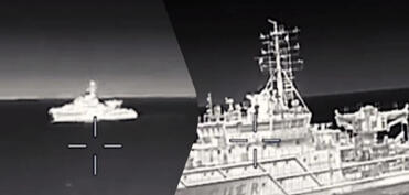 Agentlik: Qara dənizdə vurulan Rusiya gəmisinin Gürcüstan limanlarına yönəlməsinə dair məlumatlar əsassızdır