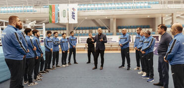 Dünya çempionatında iştirak edəcək Azərbaycanın boks millisi ilə görüş olub