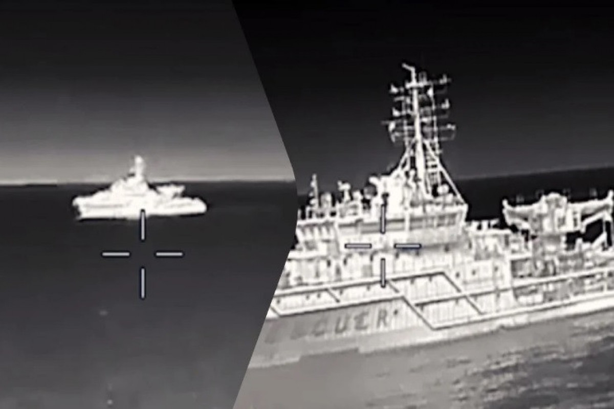 Agentlik: Qara dənizdə vurulan Rusiya gəmisinin Gürcüstan limanlarına yönəlməsinə dair məlumatlar əsassızdır