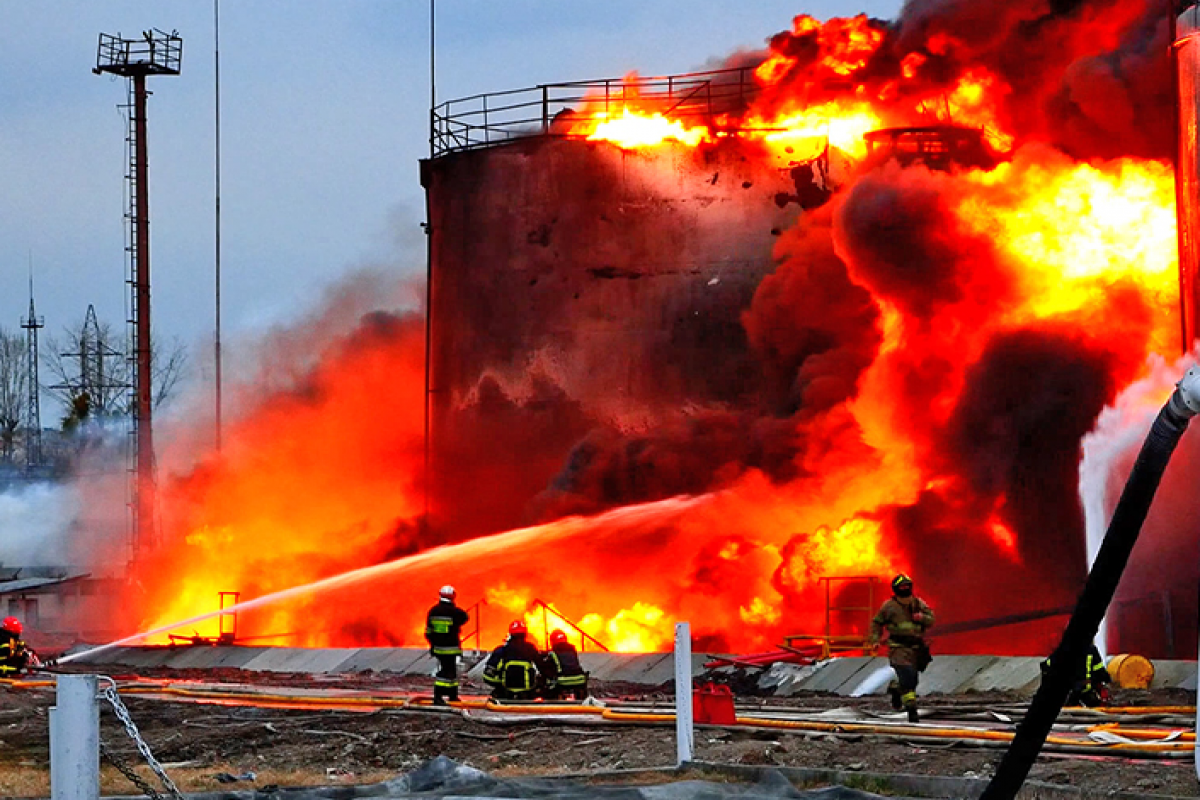 Rusiya ordusu Ukraynanın qaz infrastrukturuna dağıdıcı zərbə endirib