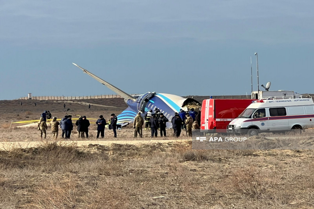Qazaxıstanda AZAL təyyarəsinin qəzası ilə bağlı istintaq başa çatır