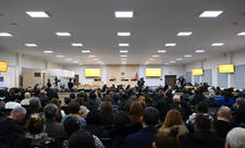 Ermənistan vətəndaşlarının məhkəməsi təqsirləndirilən şəxslərin müdafiəçilərinin çıxışları ilə davam etdirilir