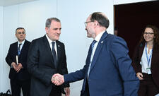 Ceyhun Bayranov Norveç XİN rəhbəri ilə görüşüb