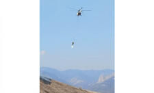 Kəlbəcər və Laçında yanğının söndürülməsinə helikopterlər cəlb olunub