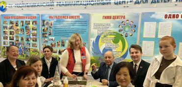 Minskdəki diasporumuz əlil uşaqlarla görüşüb