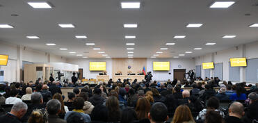 Ermənistan vətəndaşlarının məhkəməsi təqsirləndirilən şəxslərin müdafiəçilərinin çıxışları ilə davam etdirilir