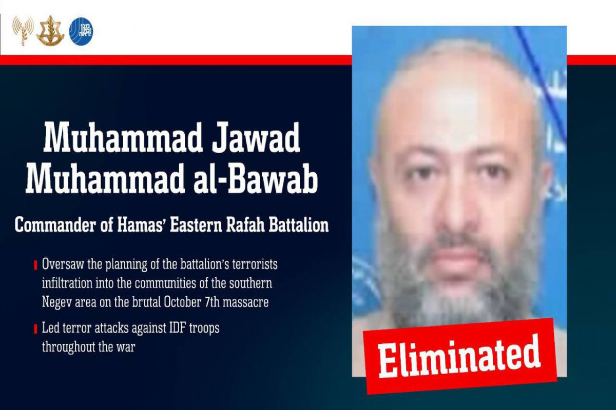 HAMAS-ın Şərqi Rafah batalyonunun komandiri öldürülüb