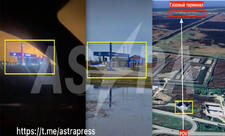 Ukrayna dronları Krasnodarda dəniz limanına zərbə endirib, yanğın baş verib