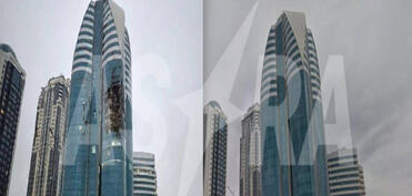 Çeçenistan Təhlükəsizlik Şurasının yerləşdiyi “Qroznı-Siti”yə dron zərbəsi endirilib