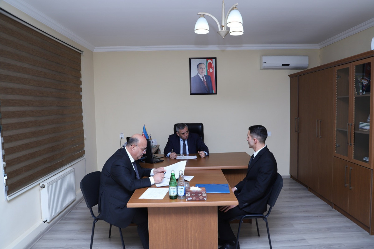 Mürsəl İbrahimov Xaçmazda qəbul keçirib