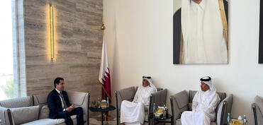 Azərbaycanla Qətər arasında əlaqələr müzakirə olunub