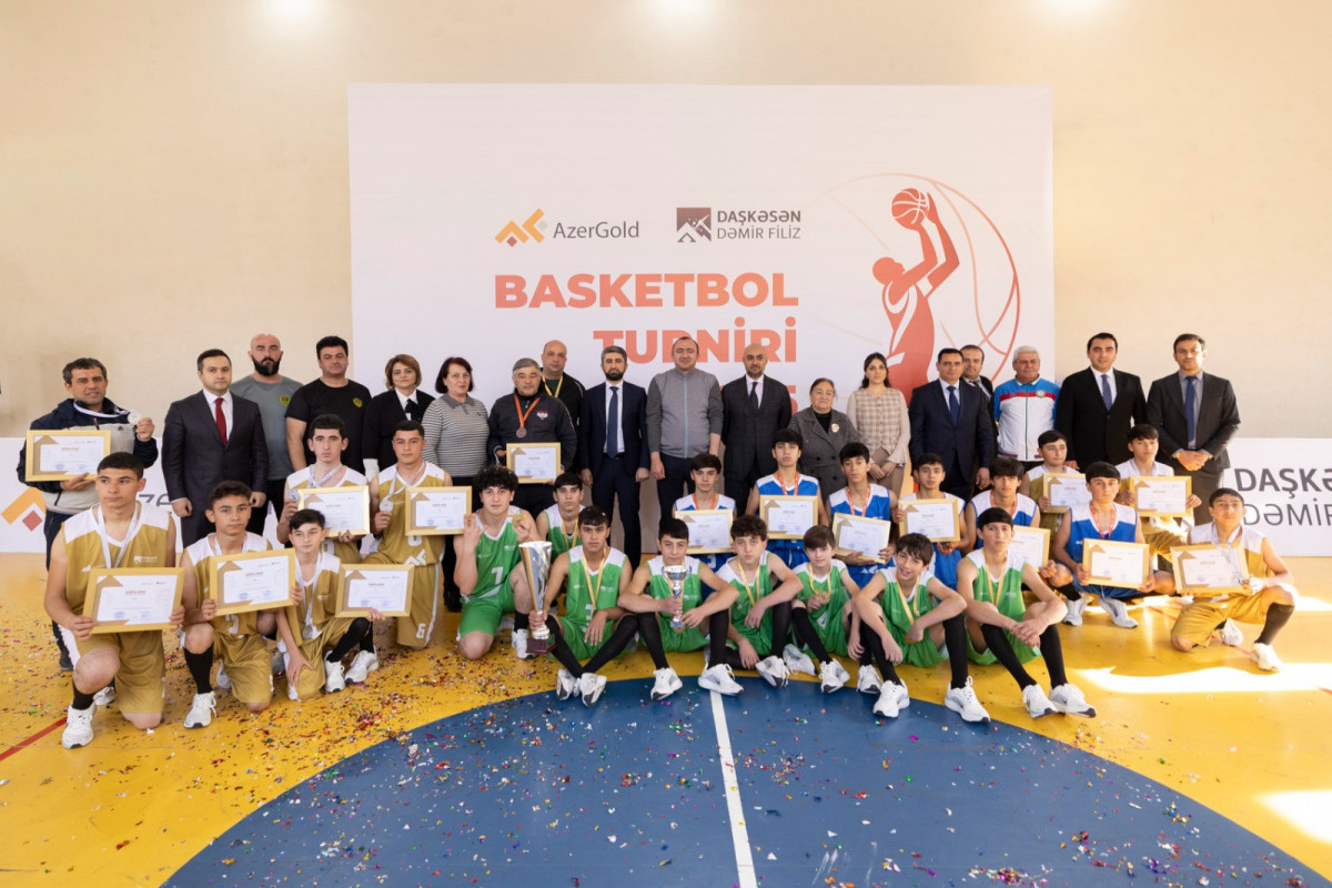 Daşkəsəndə məktəblilər arasında basketbol turniri keçirilib