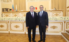 Akademik İsa Həbibbəyli Türkiyənin Yunus Əmrə İnstitutunun başqanı ilə görüşüb