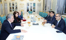 Akademik İsa Həbibbəyli Türkiyənin Yunus Əmrə İnstitutunun başqanı ilə görüşüb