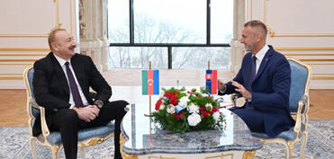 Prezident İlham Əliyevin Slovakiya Milli Şurasının sədri ilə təkbətək və geniş tərkibdə görüşləri olub - YENİLƏNİB