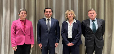 Hikmət Hacıyev Benilüks ölkələri XİN-lərinin siyasi direktorları ilə görüşüb