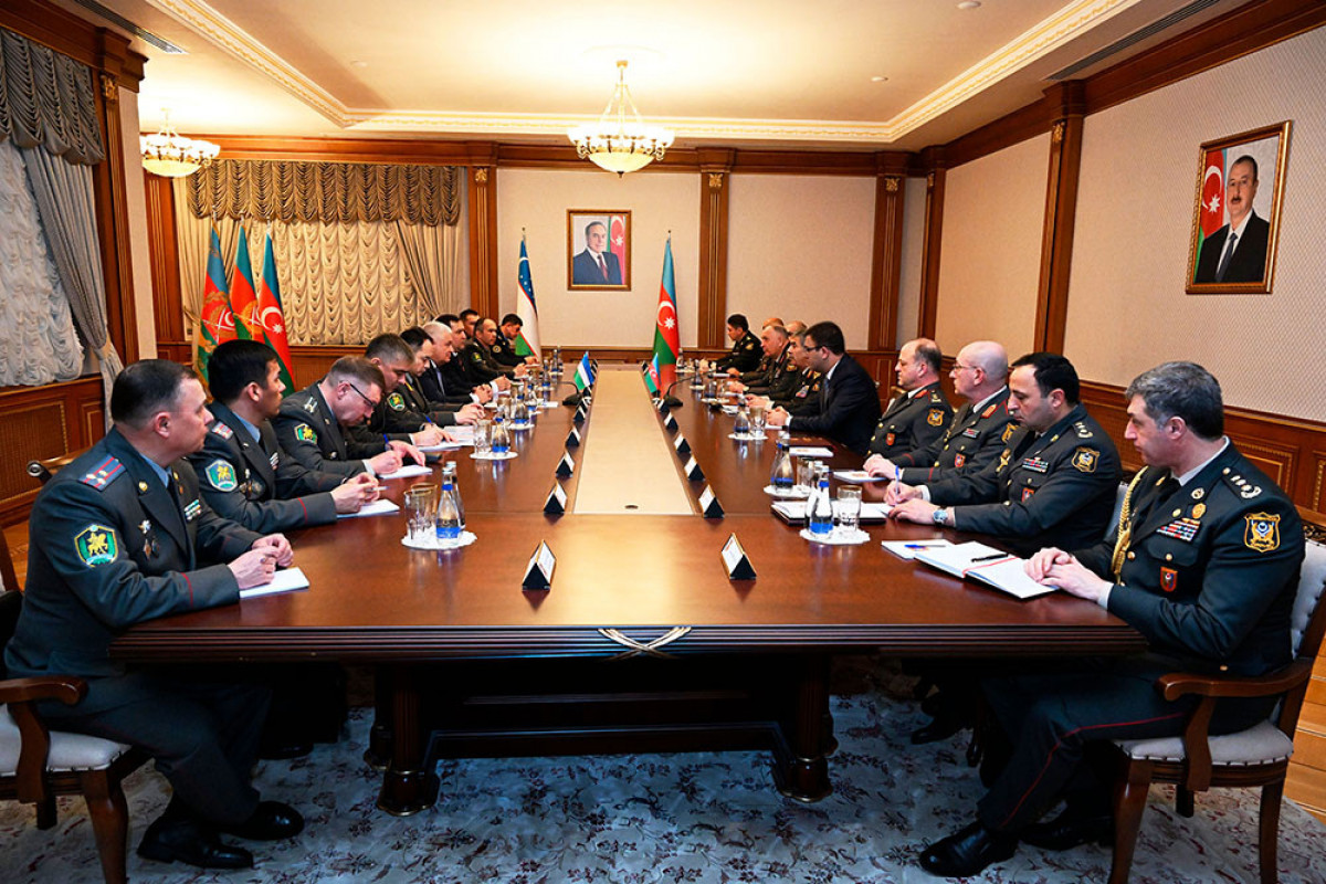 Azərbaycan-Özbəkistan hərbi əməkdaşlığı müzakirə olunub, plan imzalanıb - VİDEO