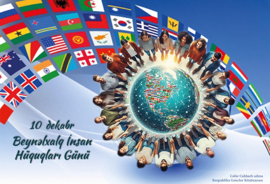 Gənclər Kitabxanasında Beynəlxalq İnsan Hüquqları Günü ilə əlaqədar virtual kitab sərgisi hazırlanıb