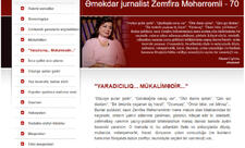 Əməkdar jurnalist Zemfira Məhərrəmlinin 70 illiyi münasibətilə elektron məlumat bazası hazırlanıb