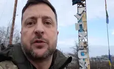 Zelenski Ukrayna Müdafiə Qüvvələrinin uğurlu əməliyyatından sonra Kupyanska gedib - FOTO