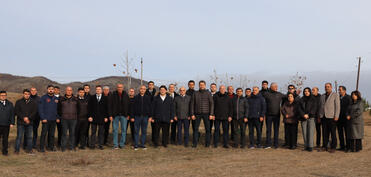 Xocalıda Ulu Öndərin anım günü münasibətilə ağacəkmə aksiyası keçirilib