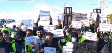 Tikantəpəli mədənçilər etiraz aksiyası keçirdilər