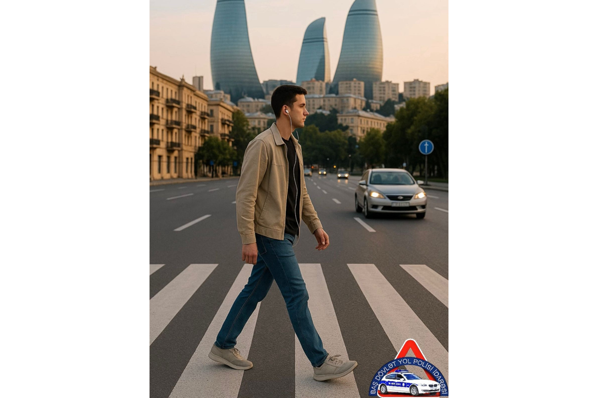 DYP: Yol keçərkən qulaqlıqdan istifadə qəza riskini artırır