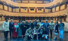 Sumqayıt Dövlət Dram Teatrı Akademik Milli Dram Teatrının səhnəsində çıxış edib