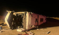 İranda avtobus minik maşını ilə toqquşaraq aşıb, 13 nəfər ölüb