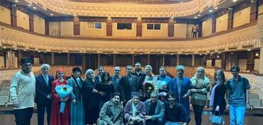 Sumqayıt Dövlət Dram Teatrı Akademik Milli Dram Teatrının səhnəsində çıxış edib