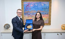 Leyla Əliyeva ÜST-ün Avropa üzrə Regional Ofisinin xüsusi nümayəndəsi ilə görüşüb