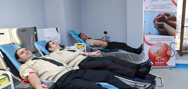 Səfərbərlik Xidmətində qanvermə aksiyası keçirilib