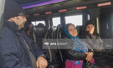 Ağdərənin Həsənriz kəndinə növbəti köç karvanı yola salınıb  - FOTO