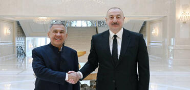 Tatarıstanın Rəisi Prezident İlham Əliyevi təbrik edib