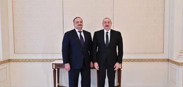 Dağıstanın rəhbəri Prezident İlham Əliyevi təbrik edib