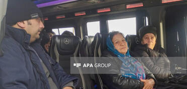 Ağdərənin Həsənriz kəndinə növbəti köç karvanı yola salınıb  - FOTO