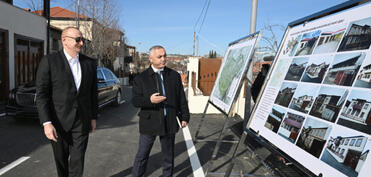 Prezident İlham Əliyev Xankəndinin Kərkicahan qəsəbəsində olub