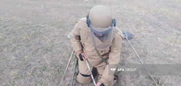 Zəngəzur dəhlizinin keçəcəyi ərazilərdə görülən minatəmizləmə işləri açıqlanıb