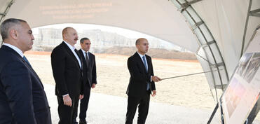 Prezident Xankəndidə Qarabağ Universitetinin Mühəndislik fakültəsinin binasının təməlini qoyub