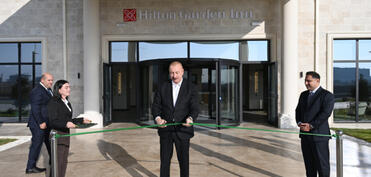 Ağdam şəhərində “Hilton Garden Inn Agdam” hoteli istifadəyə verilib